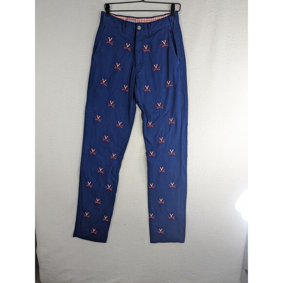 Pennington and Bailes UVA Virginia Cavaliers Mascot Stadium Pants Size 30 NCAA - Picture 1 of 13